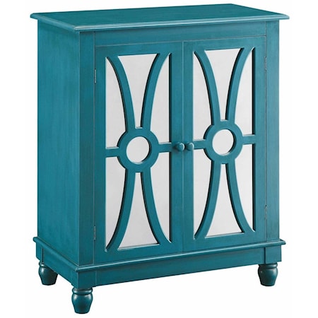 Clairemont Turquoise 2 Door Cabinet